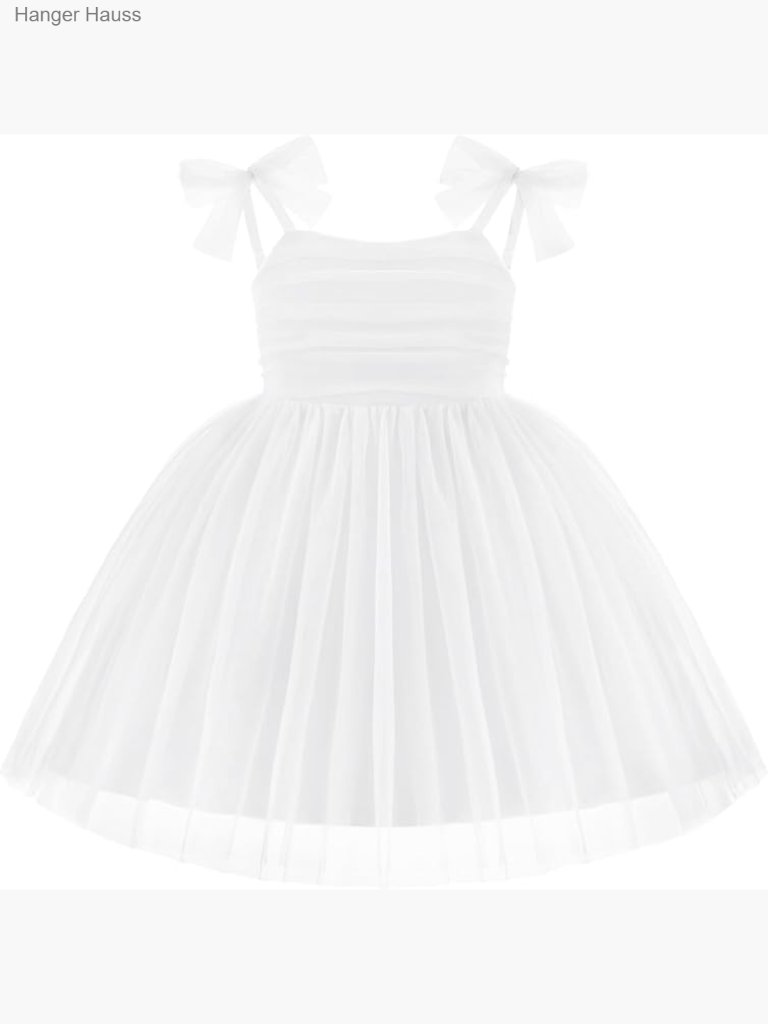 Toddler Tulle Tutu Dress Spaghetti Strap Princess Party Photoshoot